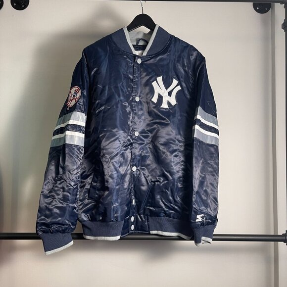 Starter New York Yankees satin jacket size 2XL - Picture 1 of 3